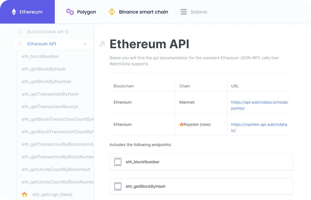 Ethereum API